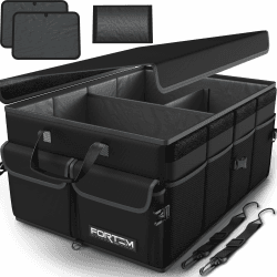 🚗👜 FORTEM Kofferraum Organizer - Praktische Auto Aufbewahrungslösung! Angebot bei HelloDeals