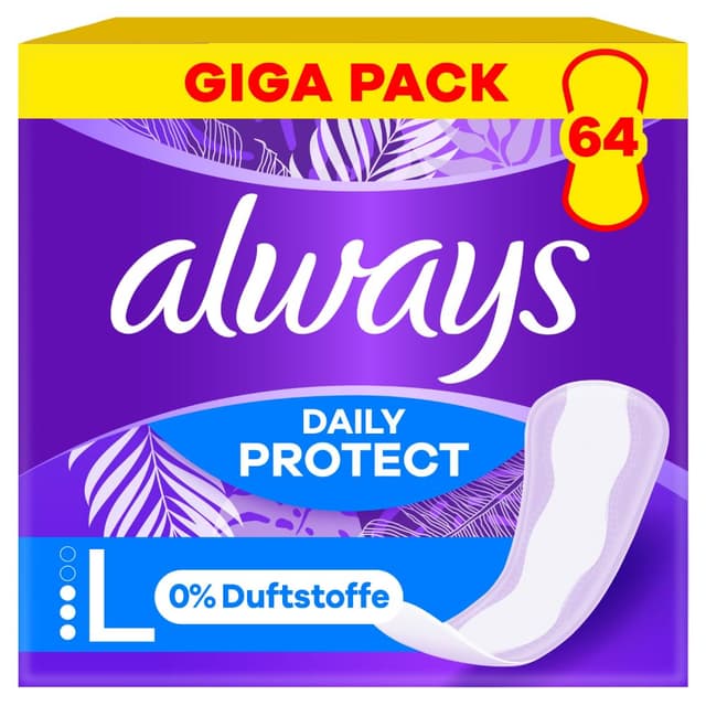 🔥 Angebot: Always Daily Protect Long Slipeinlagen 64 Stück!
