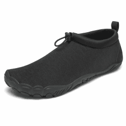 Mishansha Unisex Badeschuhe Atmungsaktiv Mesh Wasserschuhe Sommer Schnell Trocknend Aquaschuhe Gr.36-46 Mattschwarz 39 EU 🌊👟 Angebot bei HelloDeals