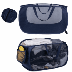 🌟 Wantli Pop Up Wäschekorb 2 Stk(36 * 36 * 58 cm) - Faltbarer Wäschekorb für Kinderzimmer und Reisen 🌿🧺