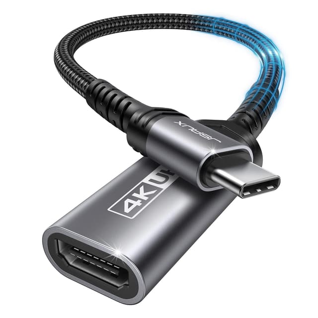 JSAUX USB C HDMI Adapter 4K - Plug & Play für ultimatives 4K UHD Display! 🎄🎅🏻❄️🎁🦌