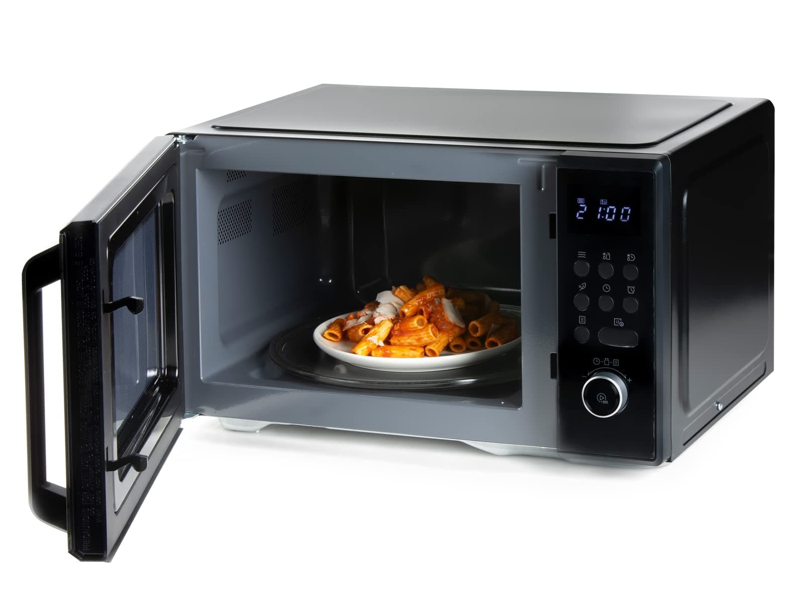 DOMO DO23101 Freistehend Mikrowelle 🍲 - 5 Leistungsstufen - Auftaufunktion - 8 automatische Programme - 31L - 1000W - Schwarz