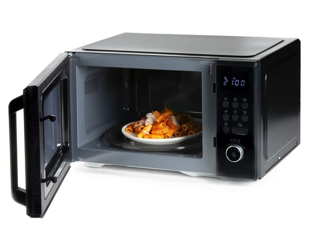 DOMO DO23101 Freistehend Mikrowelle 🍲 - 5 Leistungsstufen - Auftaufunktion - 8 automatische Programme - 31L - 1000W - Schwarz