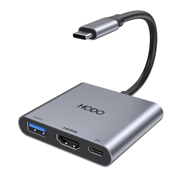 🔥 HODO USB C HDMI Adapter: 3-in-1 Multiport Hub mit 4K HDMI, USB 3.0 & 100W PD 🔥