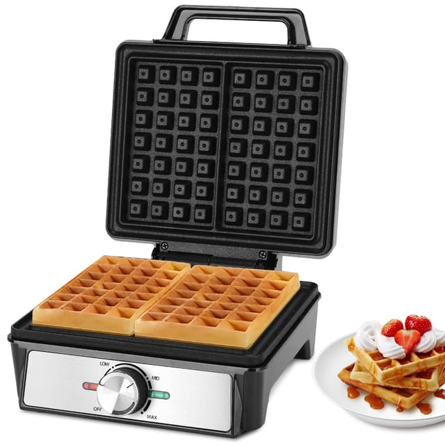 🧇🔥 Aigostar Waffeleisen für 2 belgische Waffeln 🧇🔥