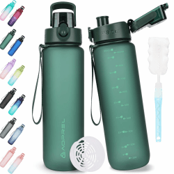 AOPREL Trinkflasche 1l - BPA-frei 💧🌳🎁 Angebot bei HelloDeals