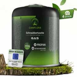Camplora 4x 450g Gaskartuschen für Weber Gasgrill Angebot bei HelloDeals