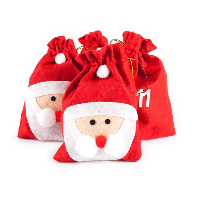 🎅🎄 Pajoma XXL Adventskalender zum Befüllen Nikolaus 24 Beutel Stoffbeutel Geschenktüten Weihnachten 🎁