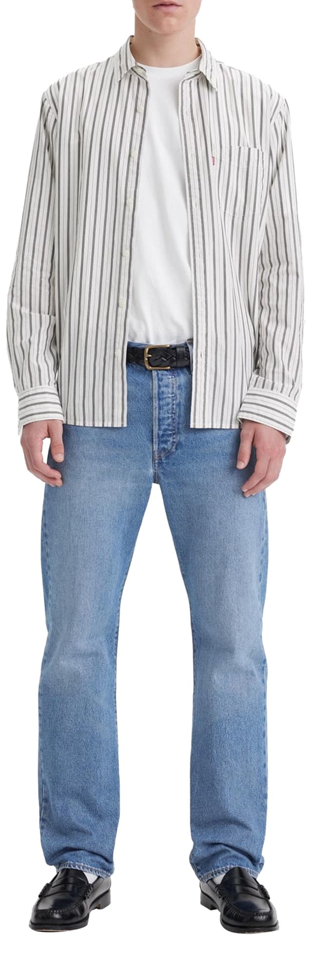 👖 Levi's Herren 501 Original Fit Jeans 36W / 32L Chemikalien - Angebot!