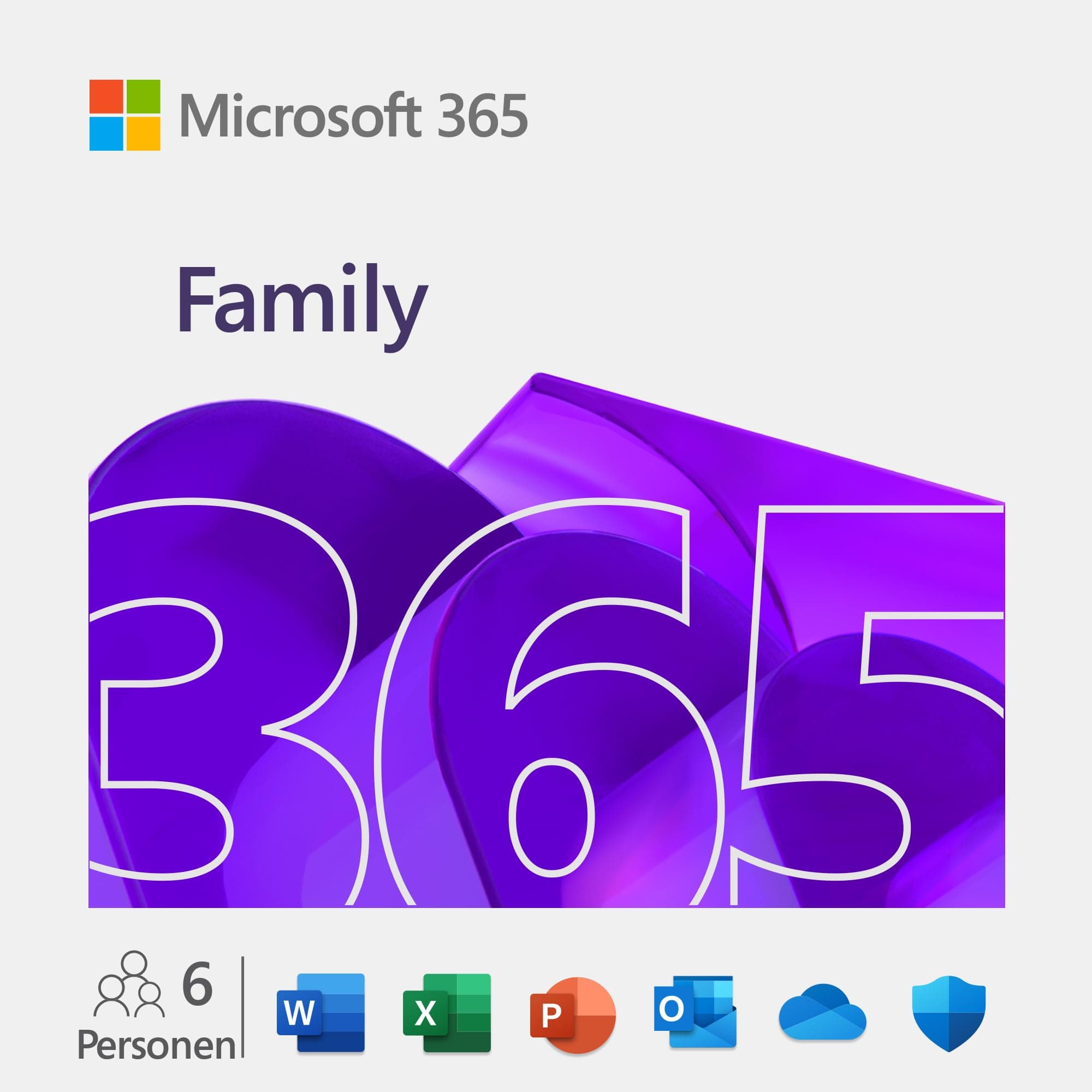 Microsoft 365 Family | 1 Jahr Abo | bis zu 6 Personen 🌟🔒📱