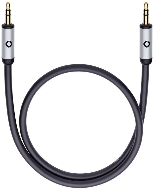 🎧 OEHLBACH I-Connect J-35 - Mobiles AUX Audiokabel 3 Meter schwarz 🎶