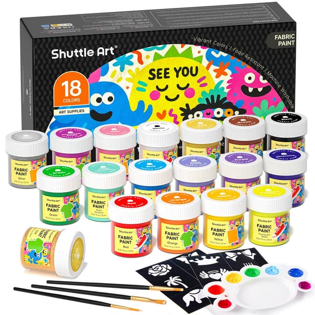 Shuttle Art Textilfarben Set 🎨👕✨