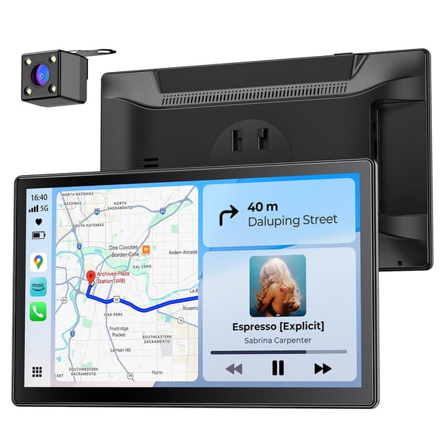 Krunia 9" Drahtloses Tragbares 60FPS Car Play Display 🚗📱