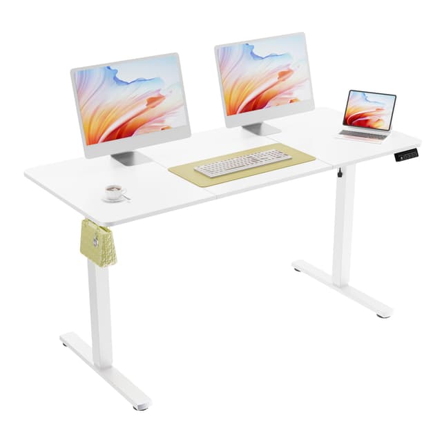 ERGOMAKER Höhenverstellbarer Schreibtisch 140x60cm ✨ Elektrisch Höhenverstellbar mit Memory-Funktion