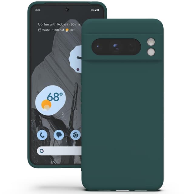 YATWIN für Google Pixel 8 Pro Hülle 📱 Premium Silikon Handyhülle mit Kameraschutz