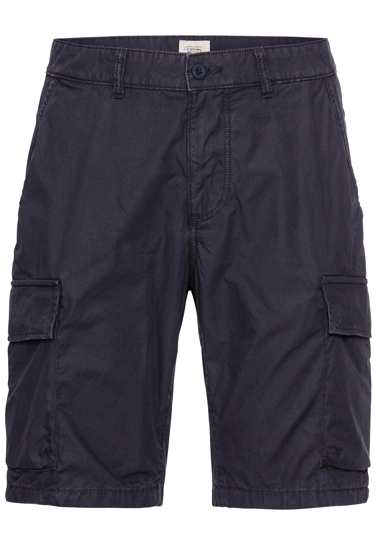 🔥 Angebot: camel active Herren Cargo Shorts Regular Fit 34W Dunkelblau