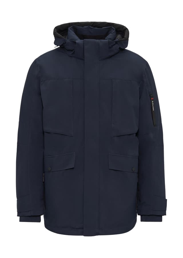 🔥 Mega-Deal! s.Oliver Wasserabweisender Parka in L Navy 🔥