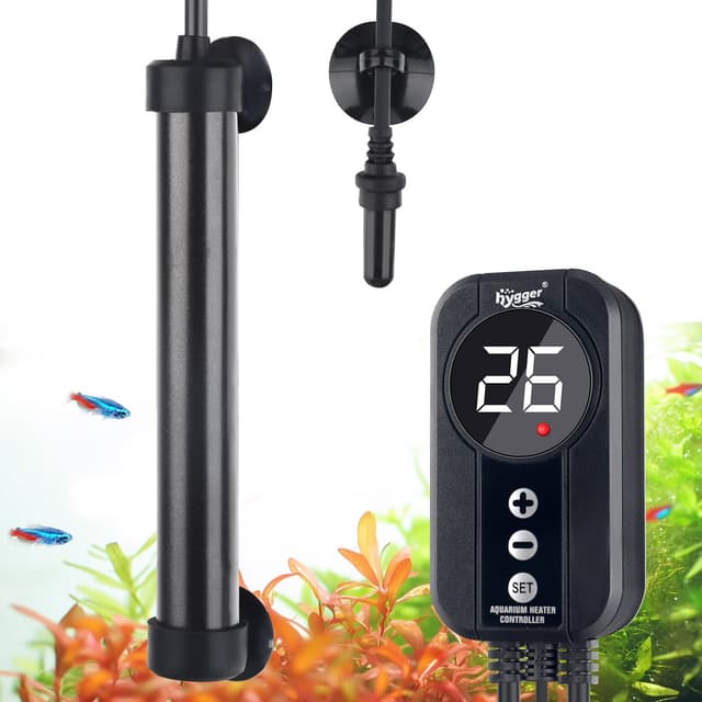 🐠🌡️ hygger Titanium Heizer 200W Aquarium Heizung mit LED Controller