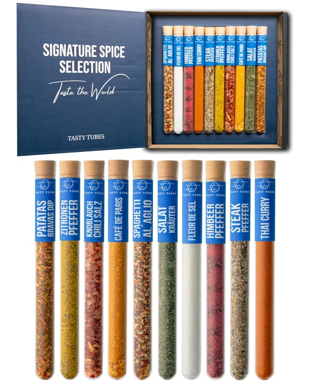 Tasty Tubes - Signature Spice Selection - Gewürz-Set 🌶🌍🍽