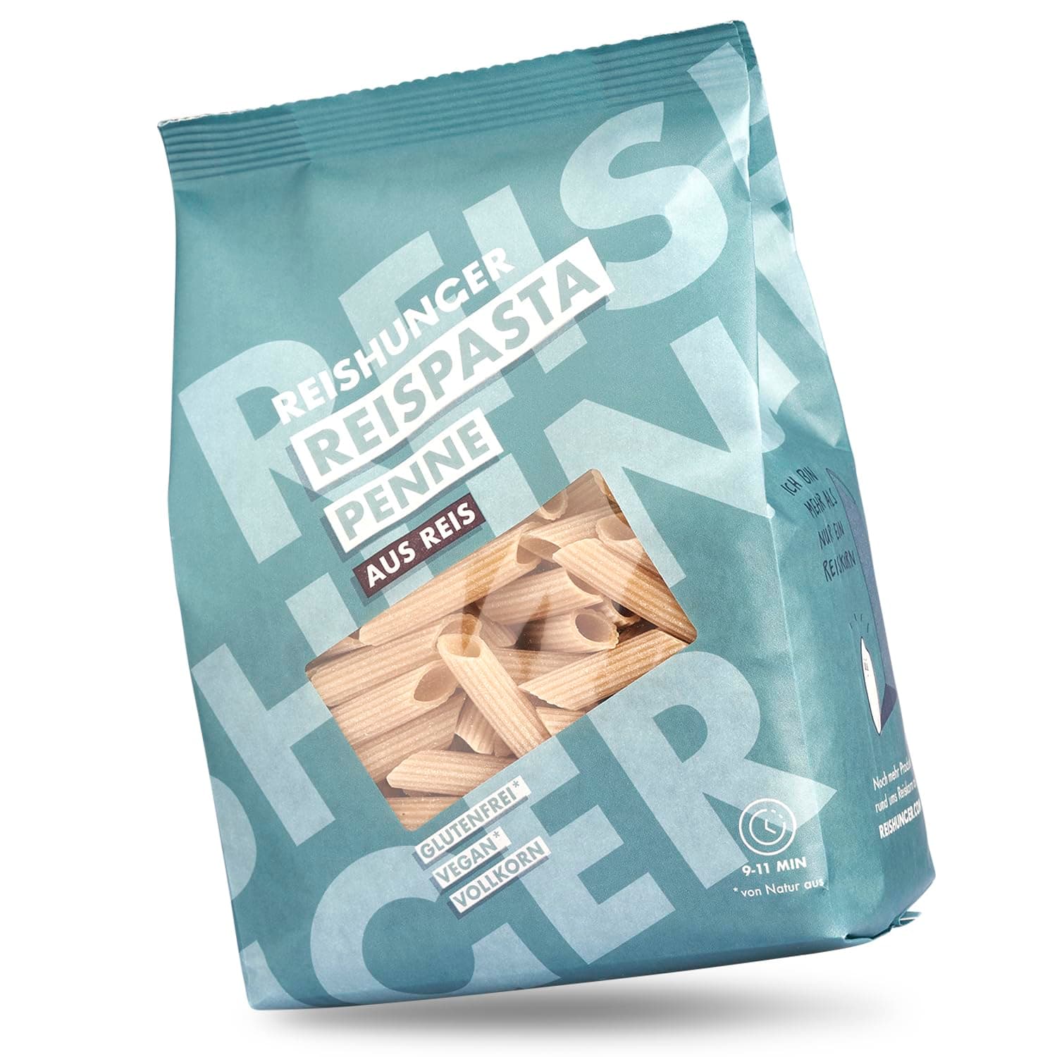 REISHUNGER Glutenfreie Penne Reispasta aus Vollkornreis (10 x 400 g) - Auch als Spaghetti & Fusilli
