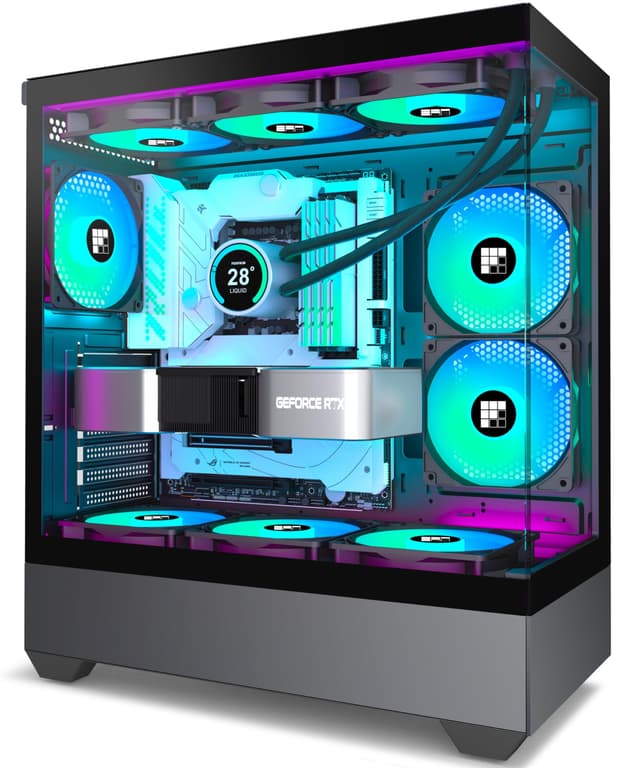 FOIFKIN F1 PC Gehäuse - ATX Mid-Tower Gaming PC Gehäuse 🎮🖥️