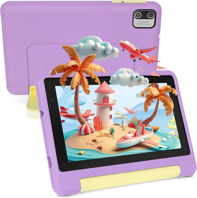 🌹 Ainmel Kinder Tablet 7 Zoll, Android 13 Quad Core, 8GB RAM+64GB ROM+128GB erweiterbar 🌟