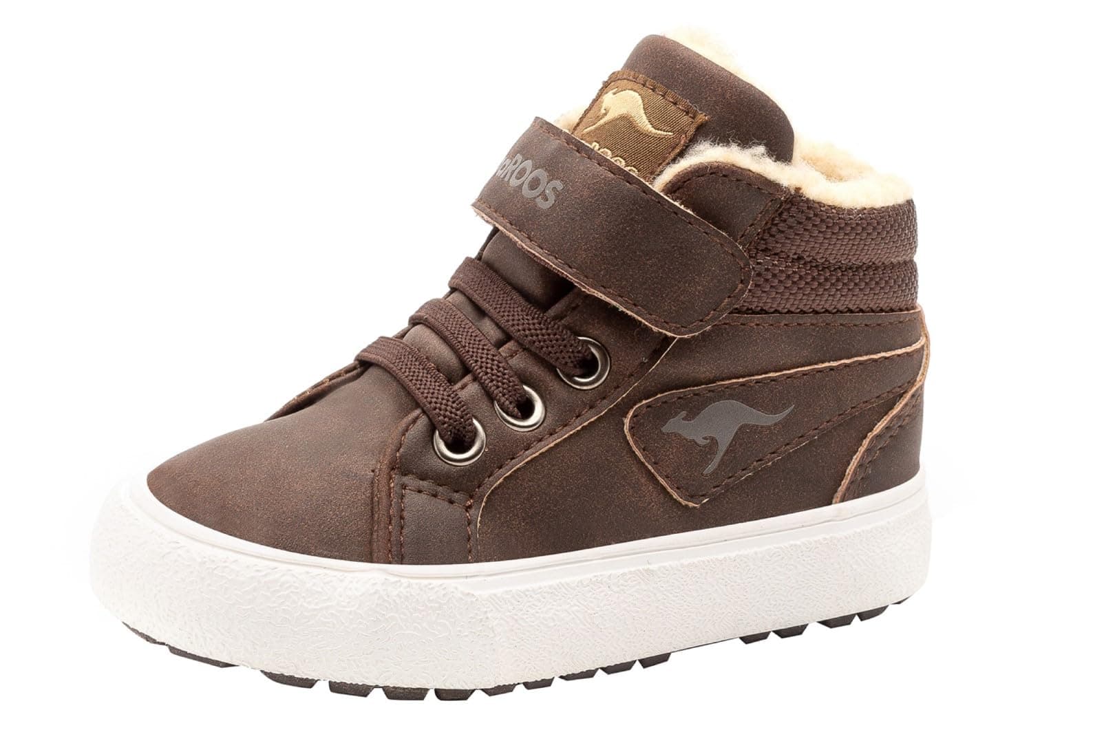 🔥 Mega Angebot! KangaROOS Jungen K-Ten Kangu Sneaker Braun Dark Brown Sand 343 22 EU