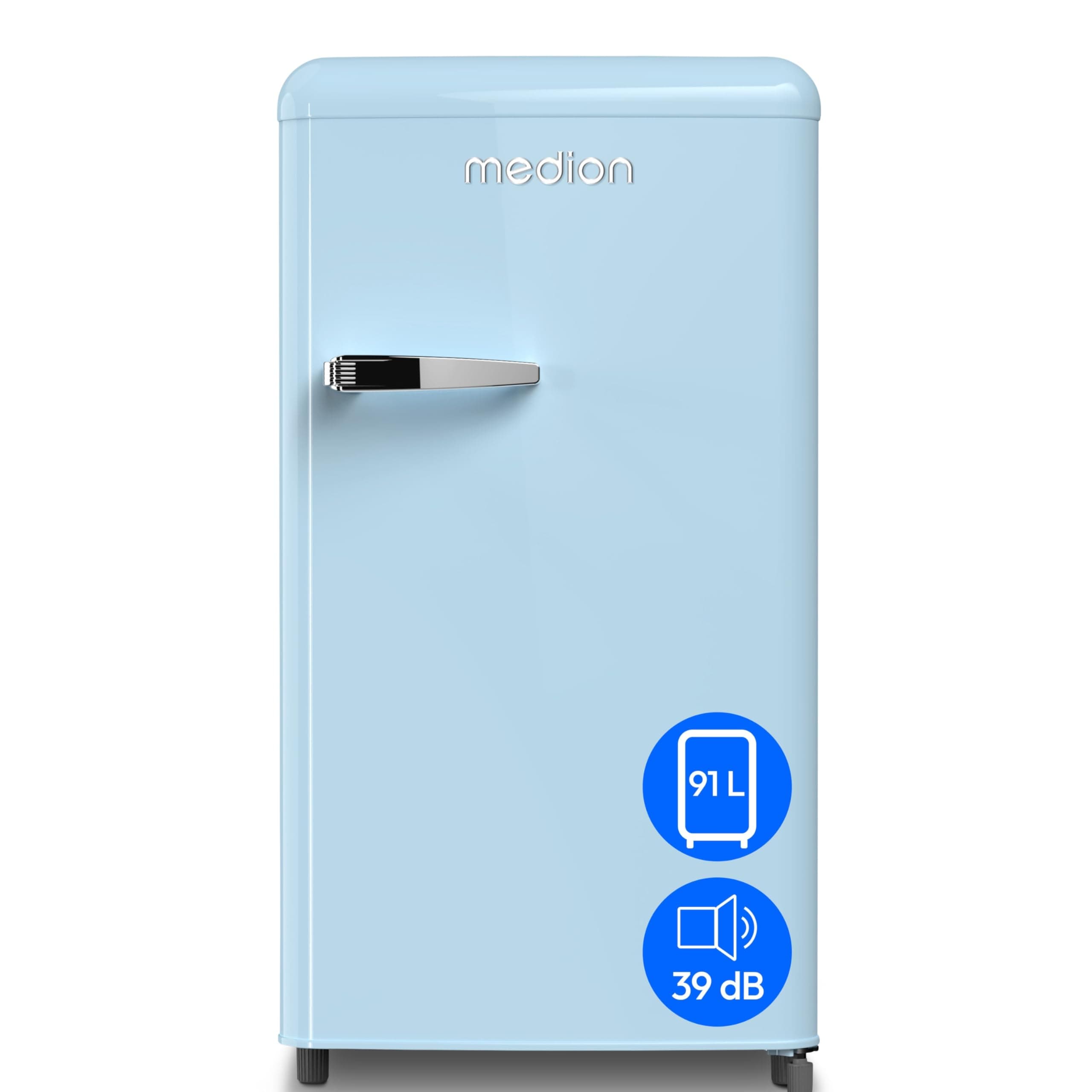 🌟 Angebot: MEDION Retro Kühlschrank MD37800 - Blau