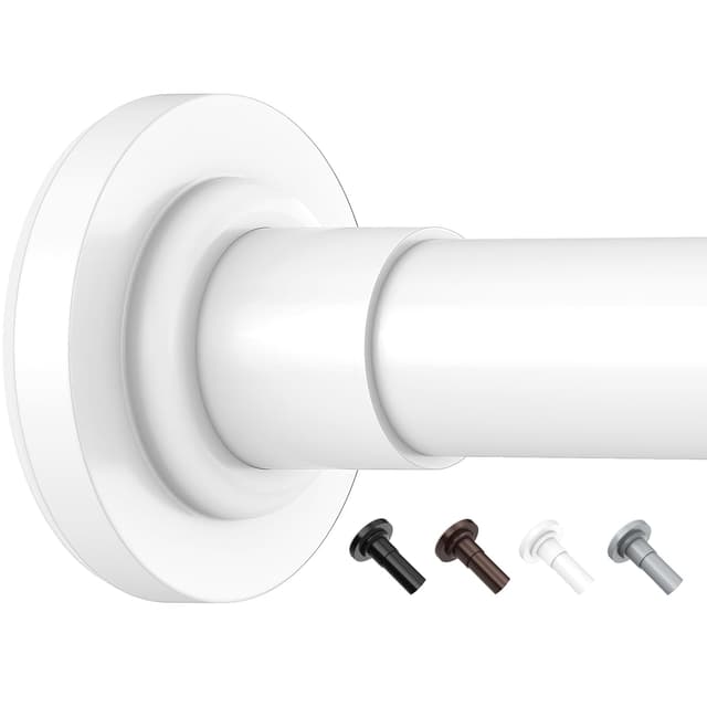Yeabett Gardinenstange Ohne Bohren, 48-119.4cm Duschvorhangstange Teleskopstange 🛁🔧