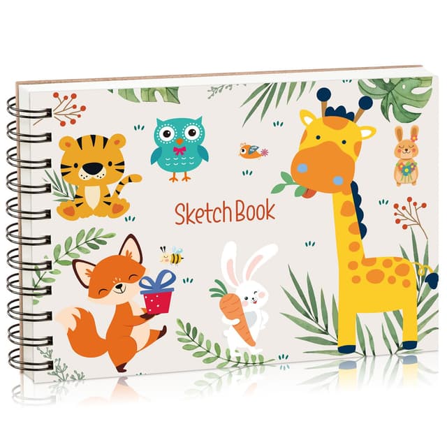 🎨 Skizzenbuch A5 für Kinder | 140g/m² Dickes Papier | Malblock DIN A5