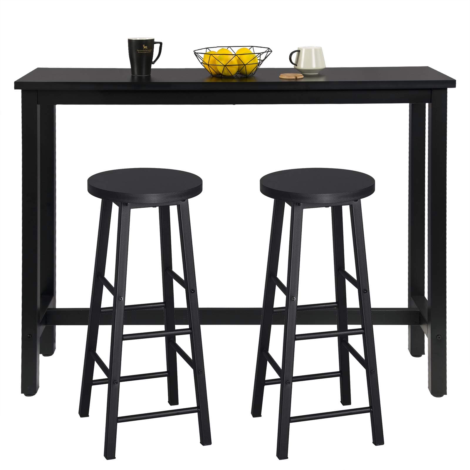 🌟 Deal des Tages! WOLTU Bartisch Set mit 2 Barhockern 🌟