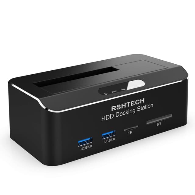 🚀 Super Schnäppchen! RSHTECH Aluminium USB 3.0 Festplatten Dockingstation