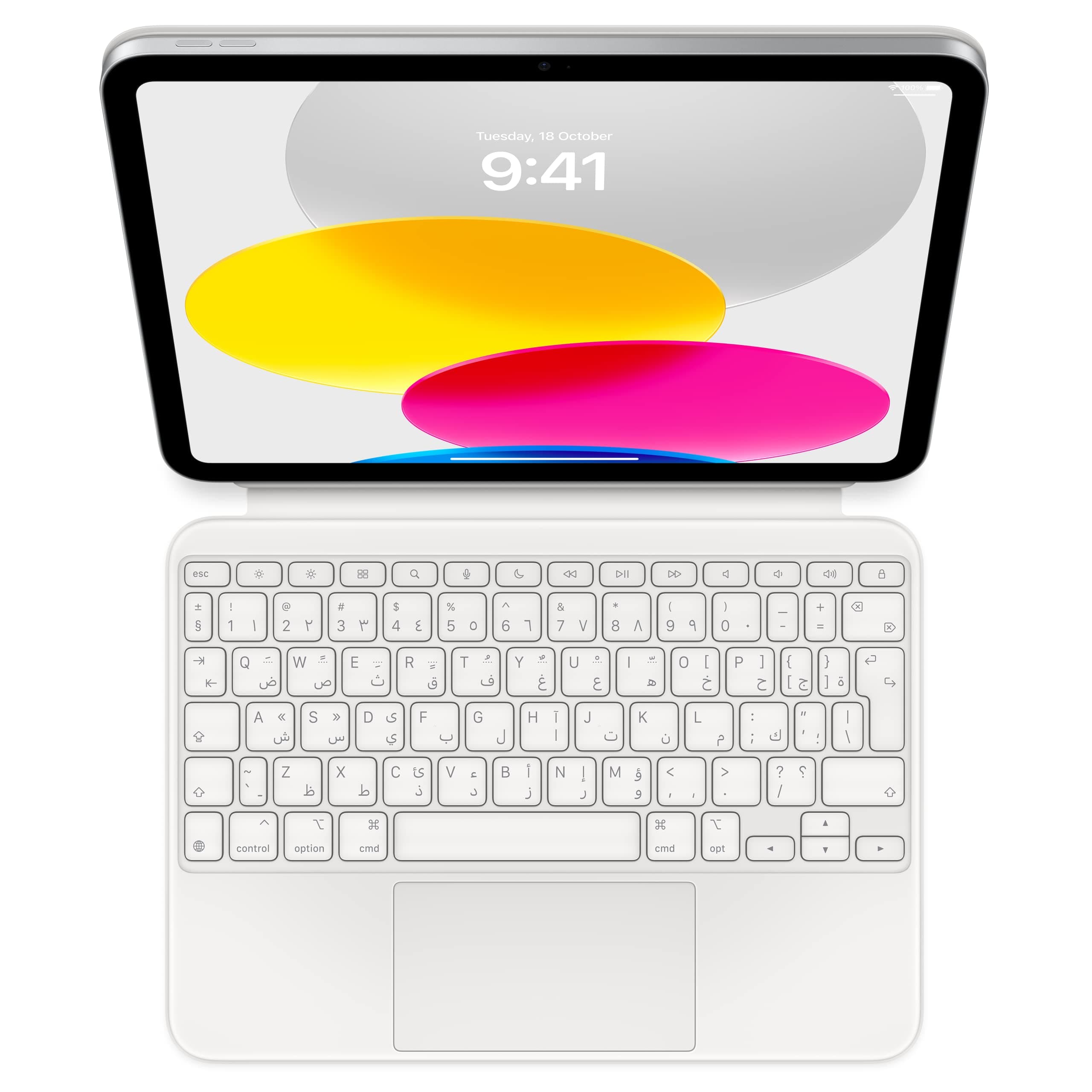 🍎 Apple Magic Keyboard Folio für iPad (10. Generation) – Arabisch 🌟