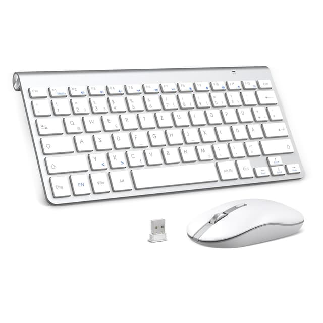 🌟 PINKCAT Mini Tastatur Maus Set Kabellos 2.4 GHz 🖱️