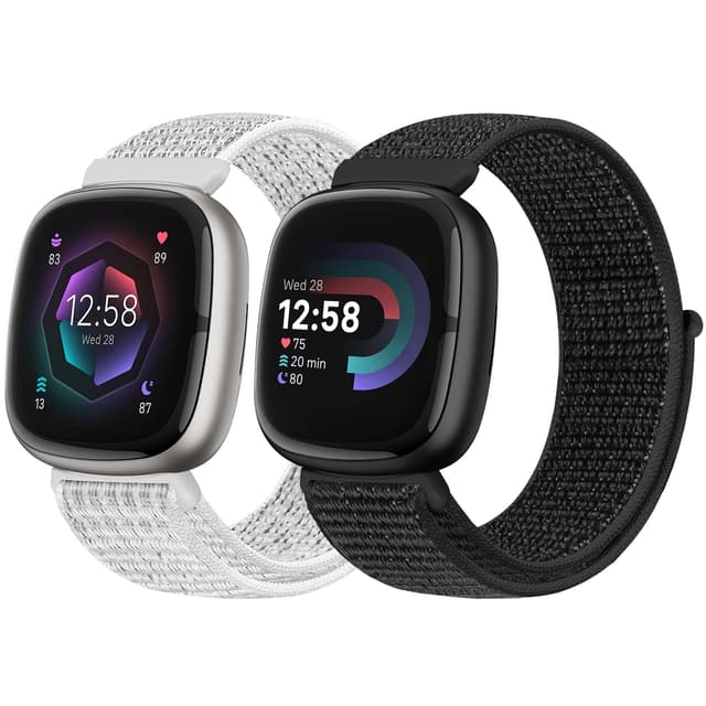 Runostrich Nylon Armband für Fitbit Versa 4/Fitbit Sense 2/Fitbit Versa 3/Fitbit Sense ⌚️🏋️‍♂️