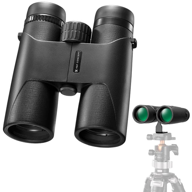 🔭 K&F Concept Fernglas Erwachsene 10 * 42 HD Ferngläser Schwarz BAK4 🦅👀