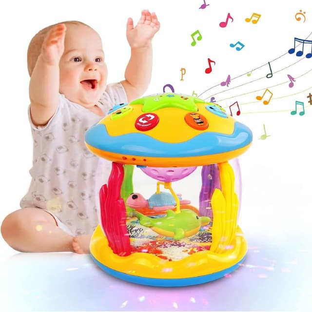 Baby Spielzeug Sternenprojektor mit Licht und Musik 🌟🎶