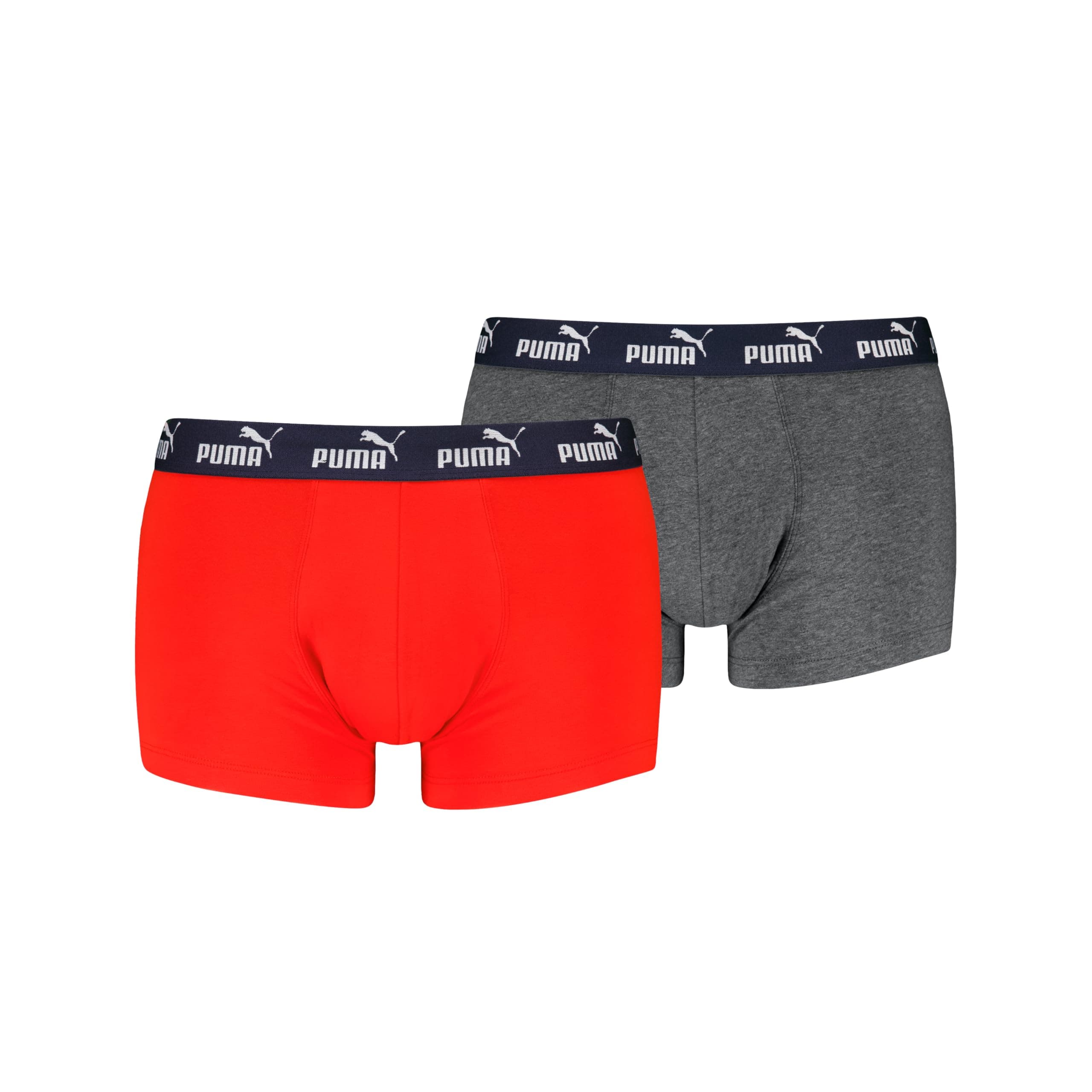 Angebot: 😎 PUMA Herren Elements Trunk (2er Pack) XL Rot / Marineblau