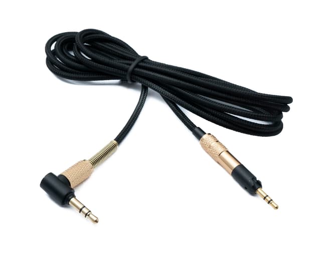 SYSTEM-S Audio Ersatz Kabel 150 cm AUX Klinke geflochten für Sennheiser Kopfhörer HD598 HD5XX 🎧🔊