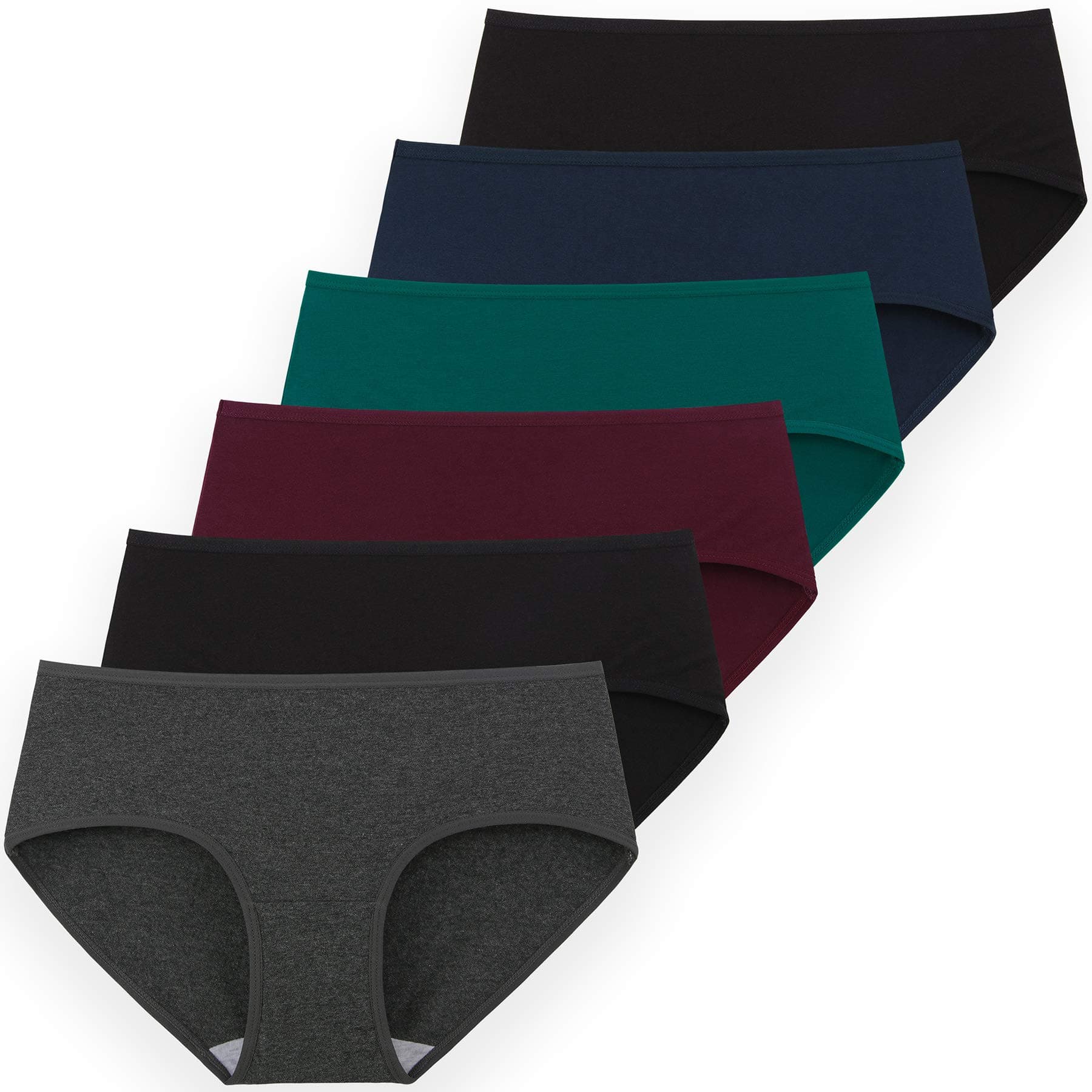 🩲 INNERSY Damen Baumwoll Hipster Unterwäsche 6er Pack S Spätherbst 🎁
