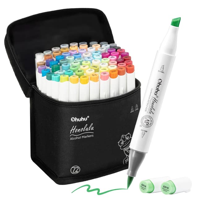 Ohuhu Marker Stifte Set mit 72 Farben 🎨