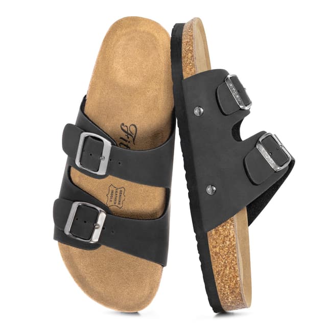 🌞 Sommer-Sandalen Angebot! Damen Pantoletten mit Kork-Fußbett