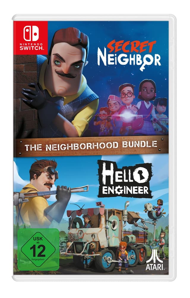 🔒👥🔧 Spiele Secret Neighbor + Hello Engineer - Switch!