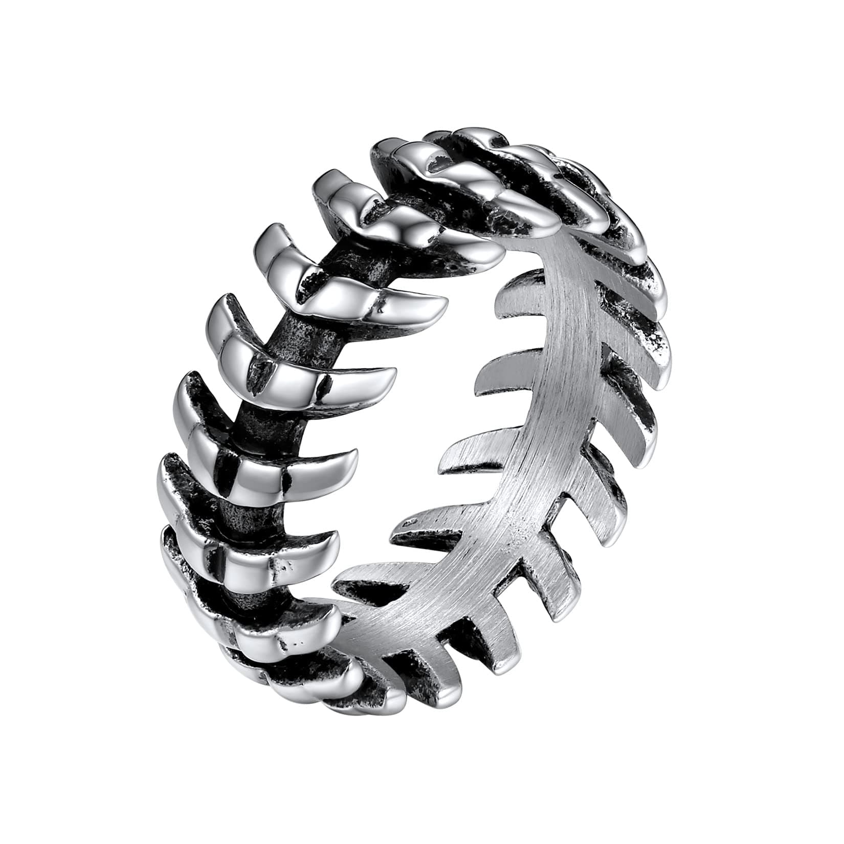 Vintage Schlangenring Herren 🐍 Roker Ring Edelstahl Hip Hop Schmuck
