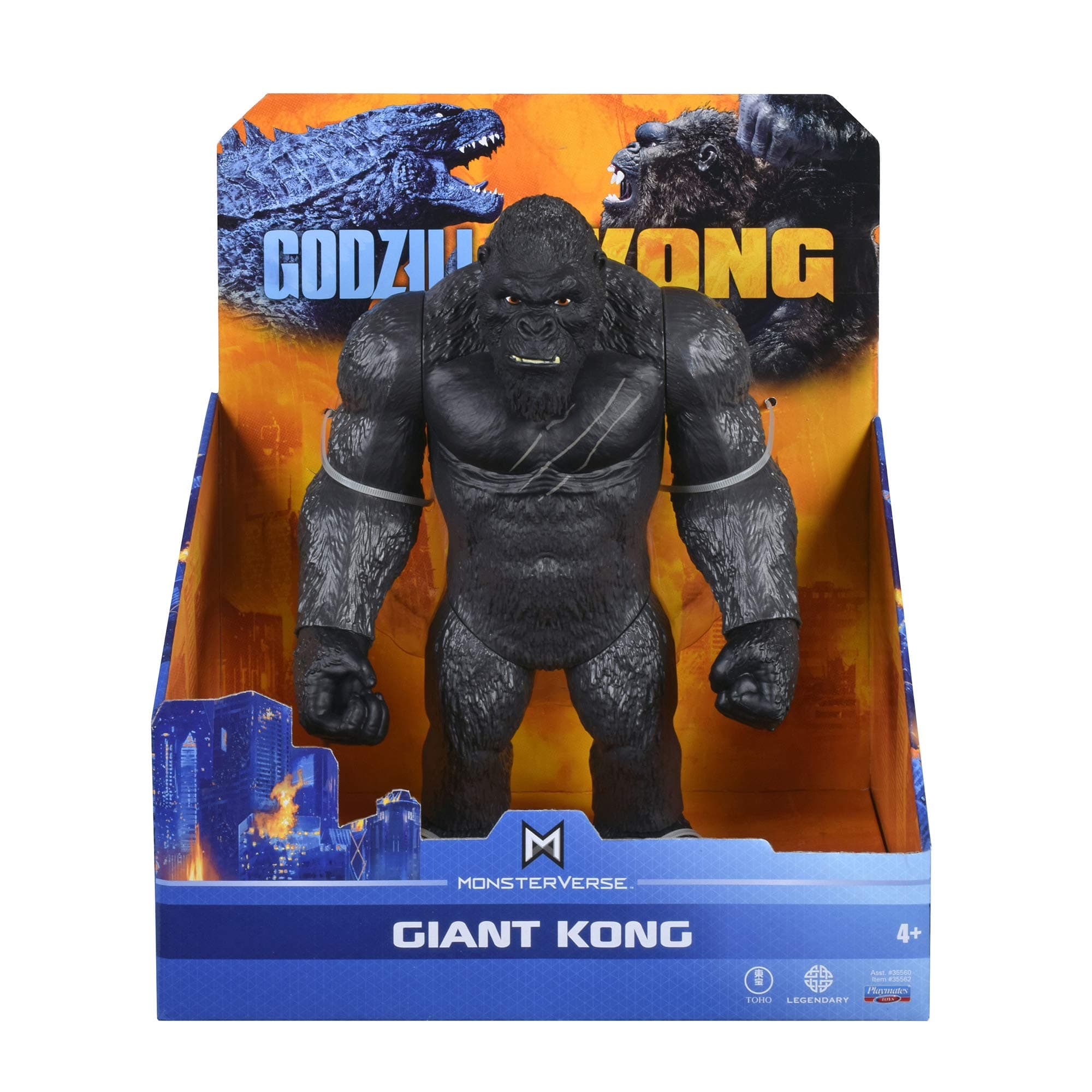 MonsterVerse Godzilla vs. Kong 11-Zoll-Sammler-Gigant King Kong Actionfigur in Schwarz 🦍🎬
