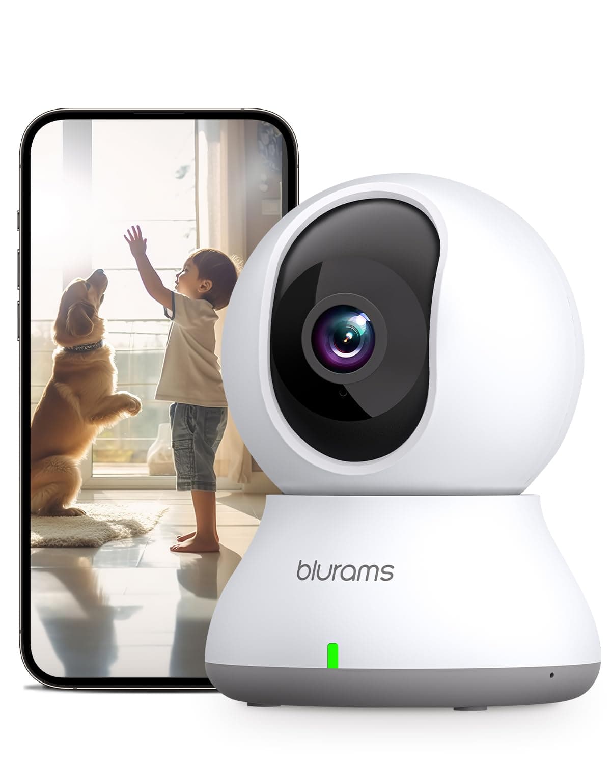 📹✨ Sparangebot: blurams 2K Überwachungskamera Innen mit 360° WLAN & Nachtsicht