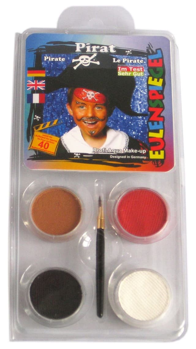 Eulenspiegel 204023 - Motiv-Set Pirat 🏴‍☠️🎨 Karneval & Motto-Party