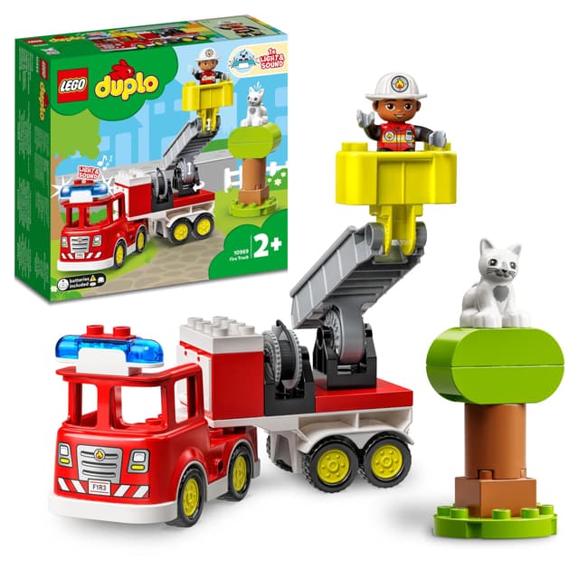 🚒 LEGO DUPLO Feuerwehrauto - Montessori Spielzeug für Kleinkinder 👧👦