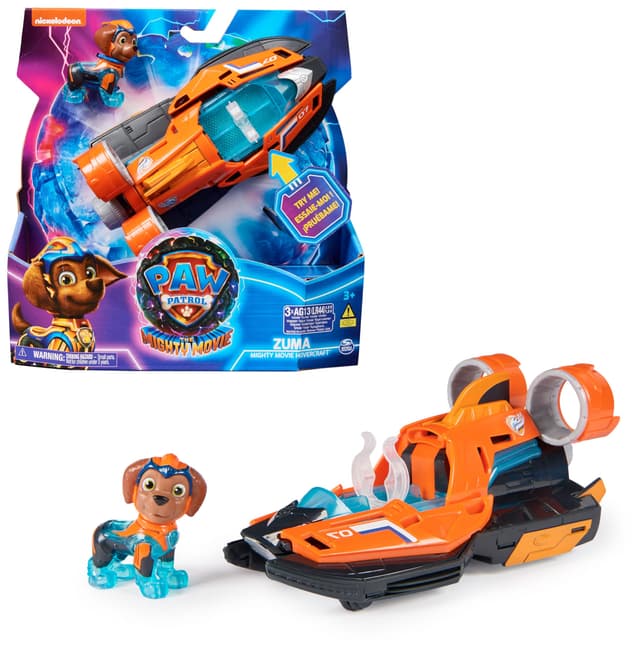 PAW Patrol: Der Mighty Kinofilm - Superhelden-Basis-Fahrzeug von Zuma 🐾🚤