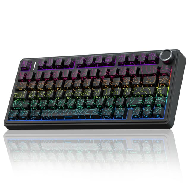 AULA F75 Mechanische Tastatur Gaming - Kabellos und RGB beleuchtet 🎮